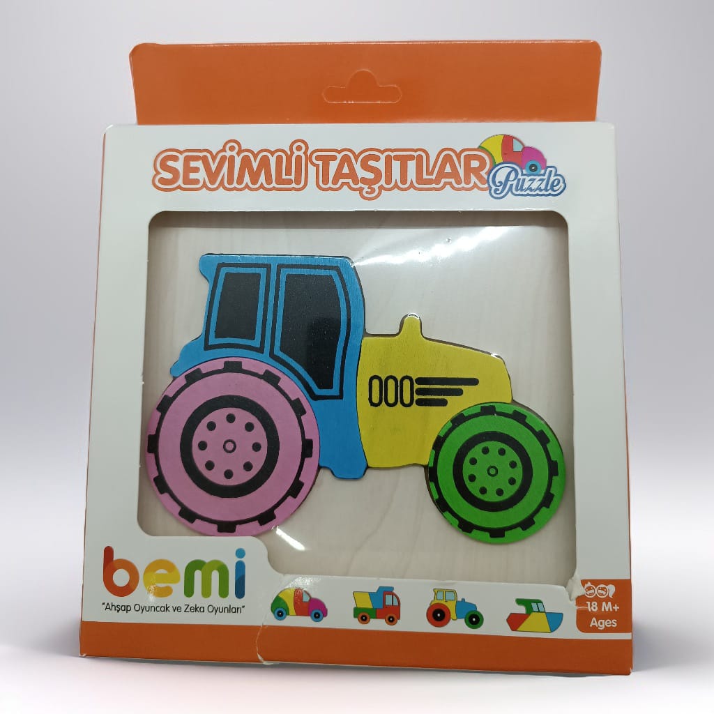 Sevimli taşıtlar puzzle