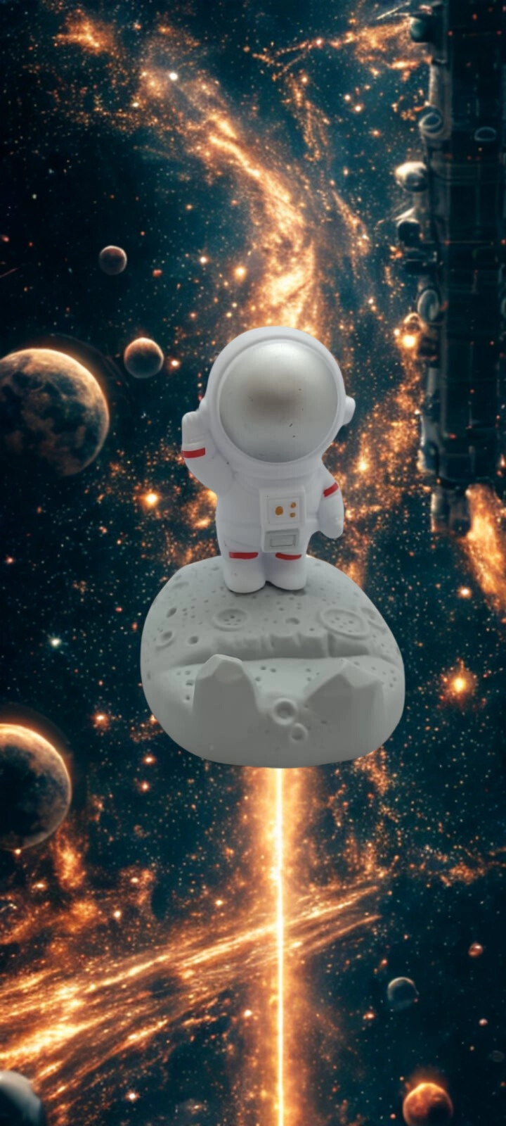Astronot telefon tutucu