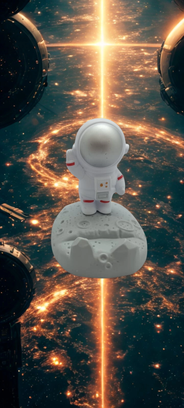 Astronot telefon tutucu