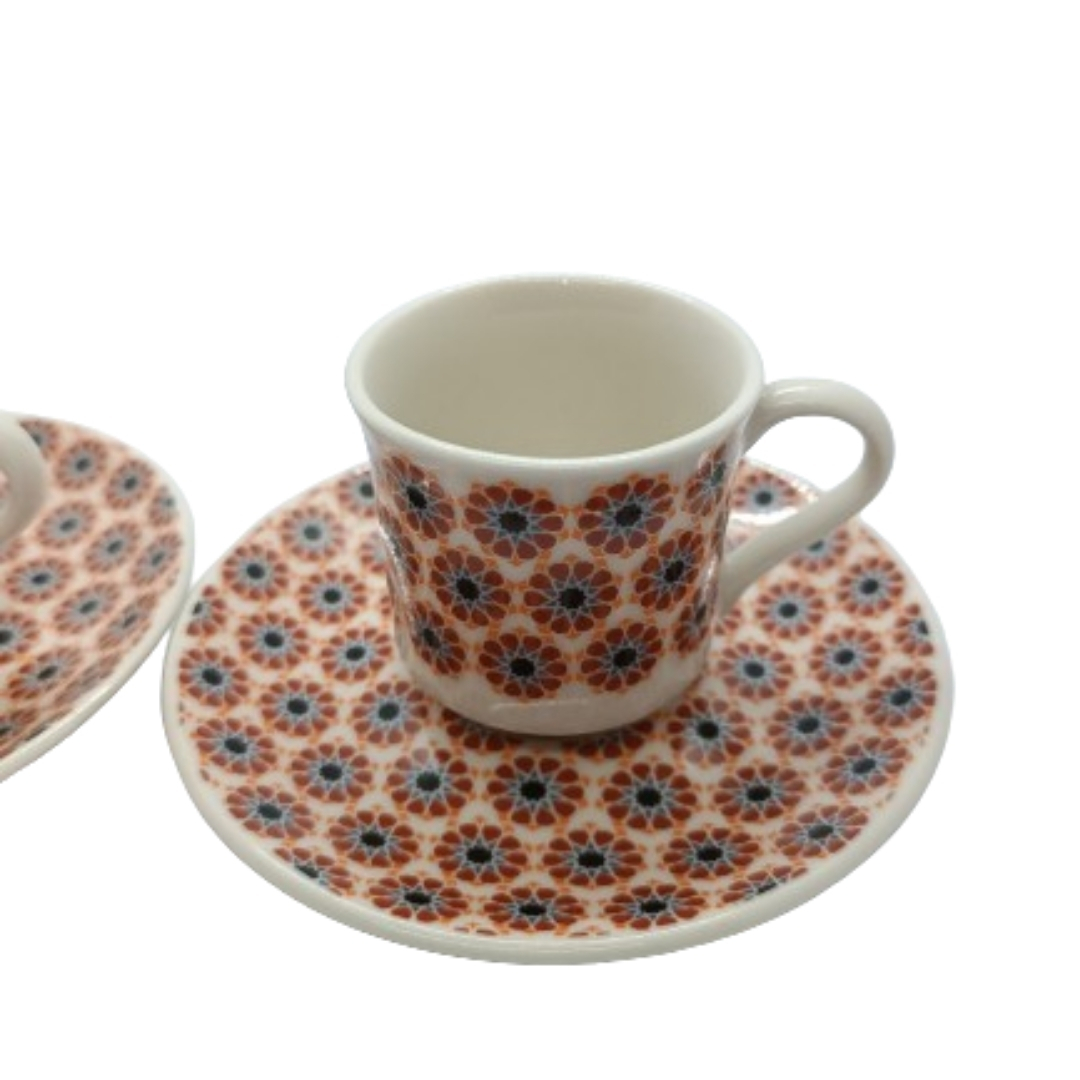 Coffee cup set for two