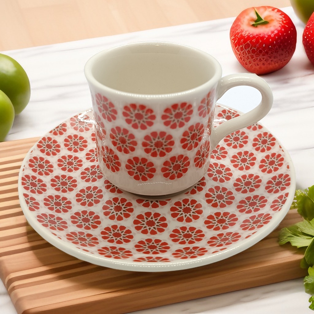 Coffee cup set for two
