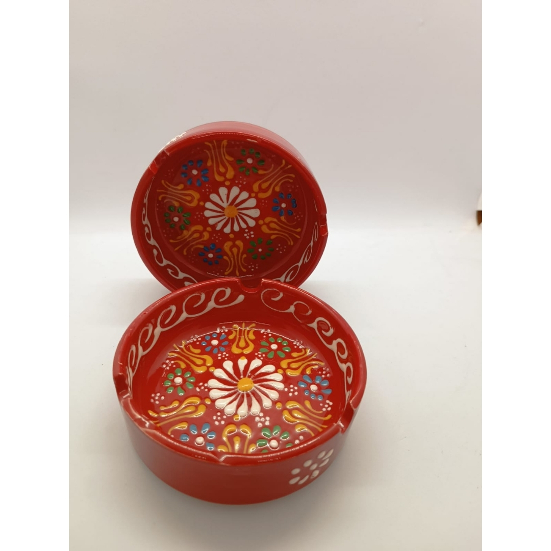 Handmade large ashtray. 