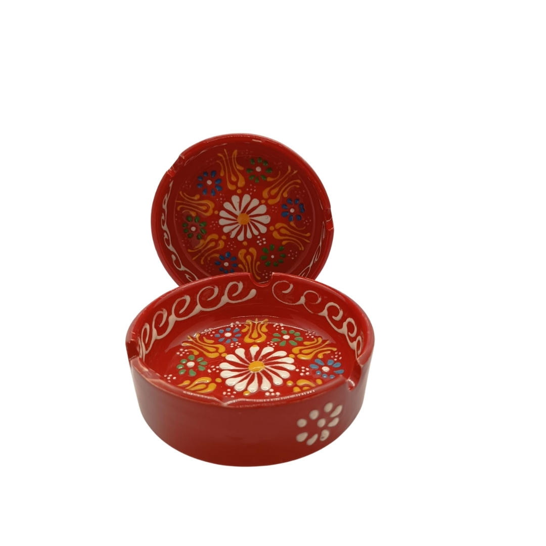 Handmade large ashtray. 