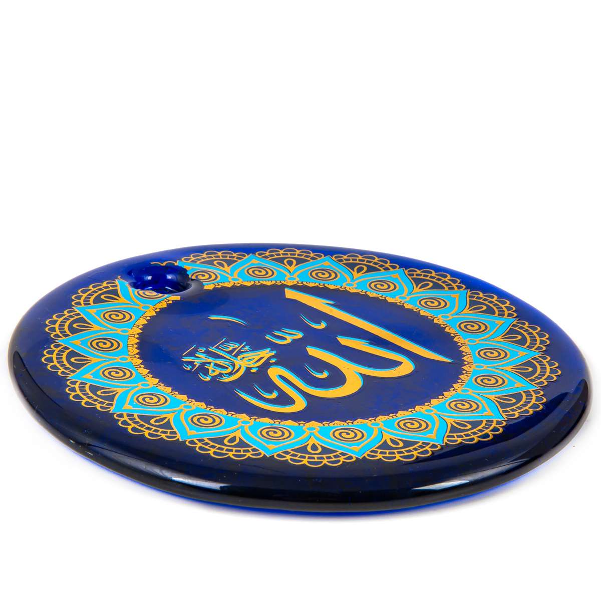 Allah ( cc) Lafzı Yaldızlı Nazar Boncuğu