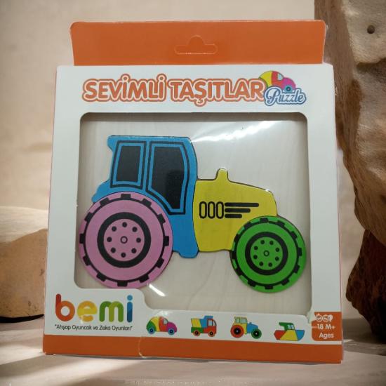Sevimli taşıtlar puzzle